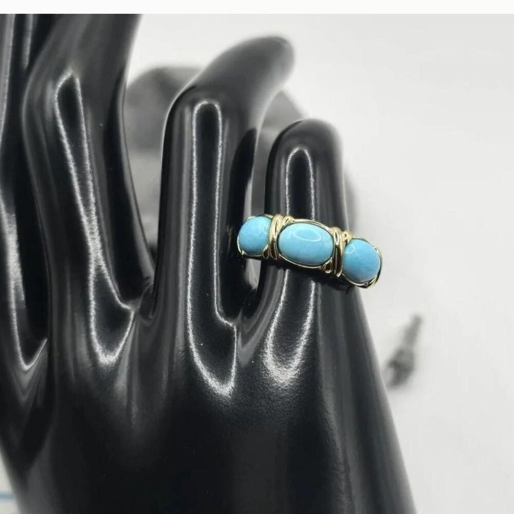 Luxe-jewelry-designs Women's Blue and Gold Jewellery
